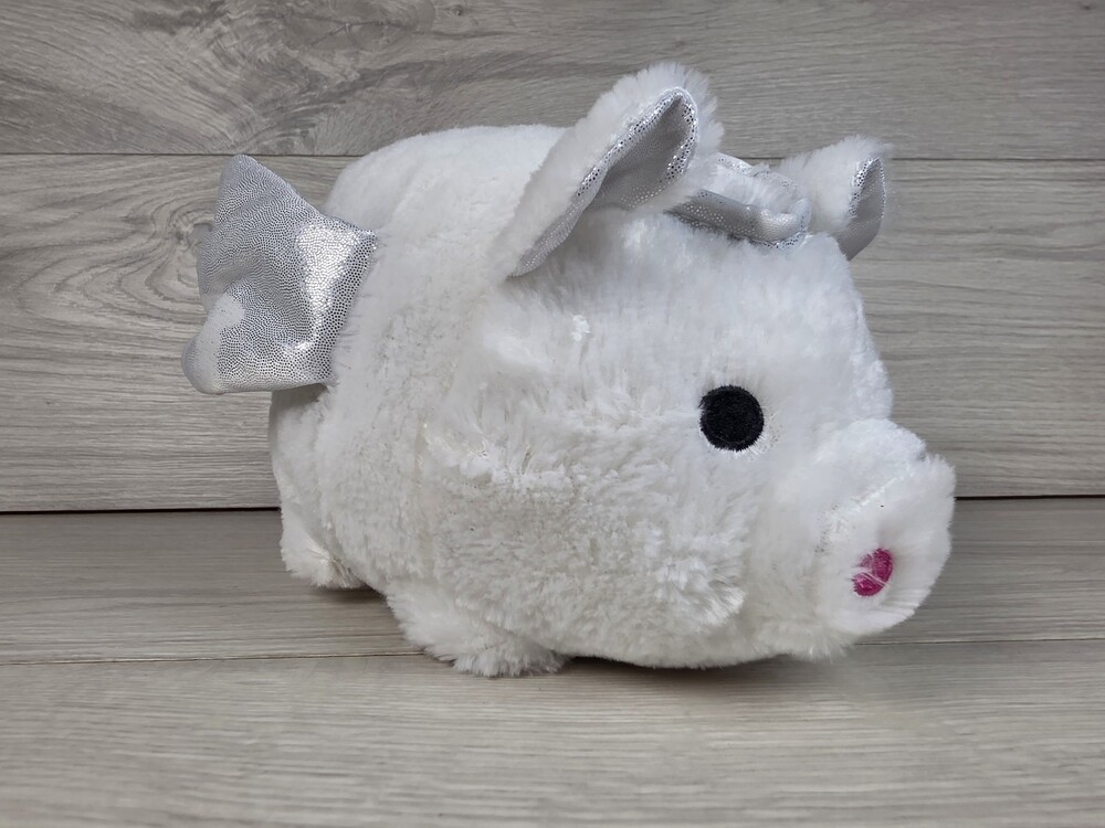 Flying Tiger Copenhagen Angel Pig Plush w Wings and Halo SU18